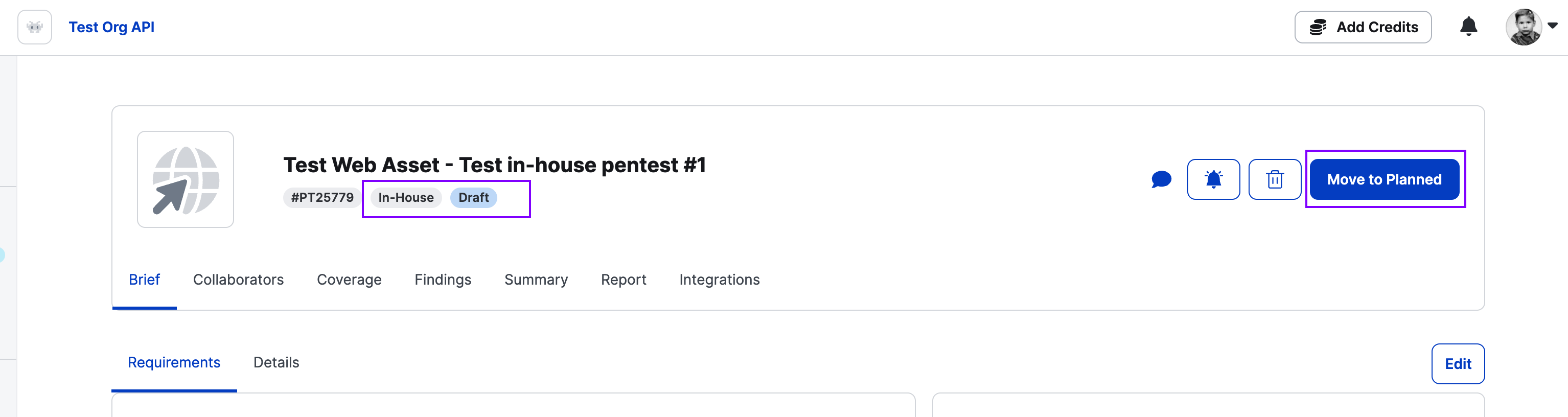 Pentest created