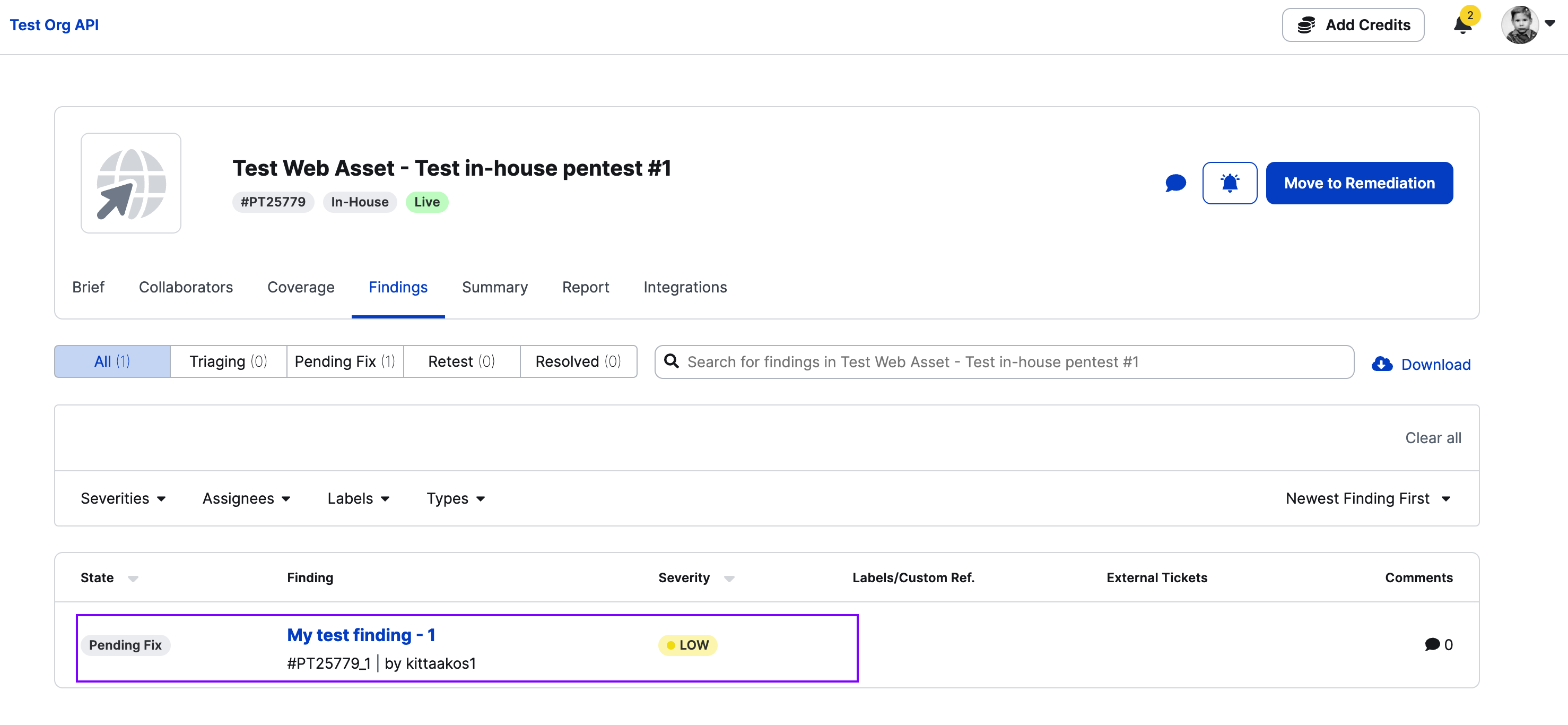 In-House pentest findings