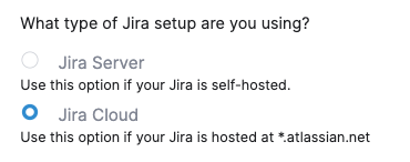 Select to configure the integration with Jira Cloud in Cobalt