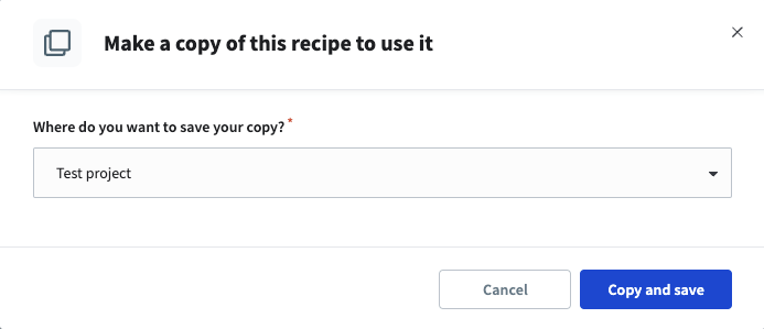 Copy Outlook recipe