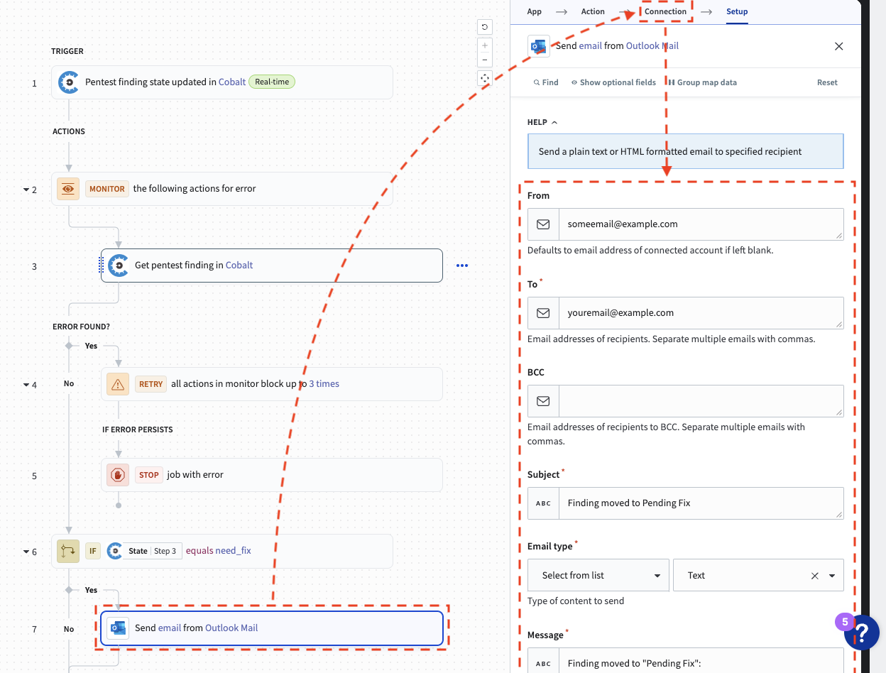 Configure Outlook connection