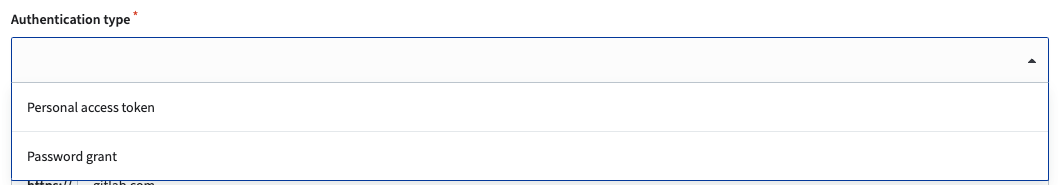 GitLab auth types