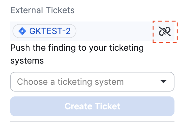 Disconnect Ticket Button