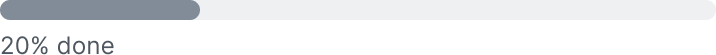 dark grey progress bar