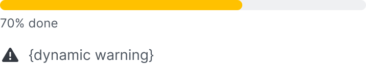 yellow progress bar